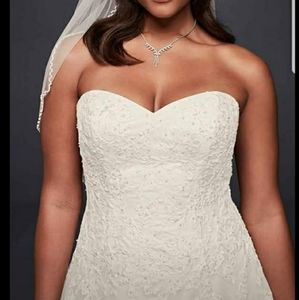 Plus size wedding dress